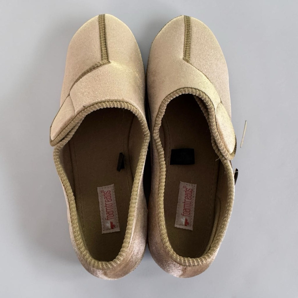 Nwt Foamtreads Women Jewel Size 10 Medium Champagne View 3